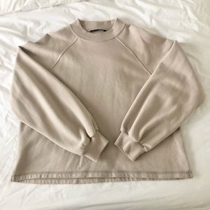 Abercrombie Mini Mockneck Crew Sweatshirt